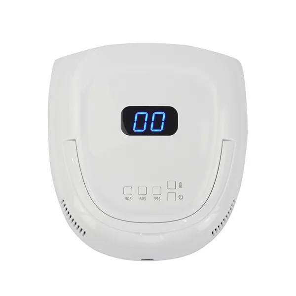 Sušič gélových nechtov s odolným kovovým krytom s otvormi na zadný chladiaci ventilátor